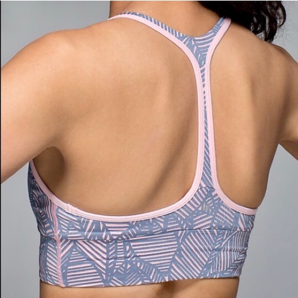 EUC Lululemon Cool to Street Banana Leaf Blush Bra - Picture 2 of 4